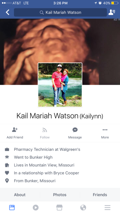 missouri-sluts: Kail Mariah Watson from Bunker Missouri  She apparently likes to fuck around! Make h