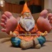 mywifesfeetarethebest:Even gnomes can manifest fantastic things. Luck guy got both