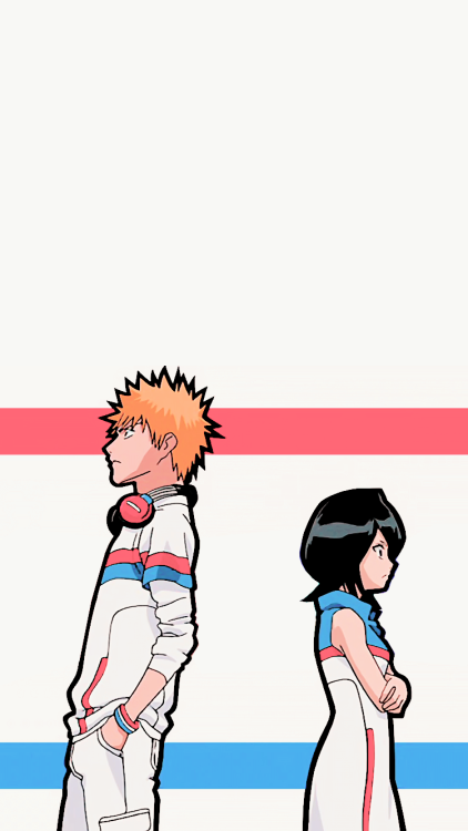 rukiadriedhisrain: ichigo + rukia phone wallpapers [750x1334]