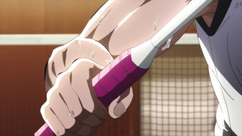 animemangamusclegirls: Hanebado! - Episode 8 (A.K.A Nagisa Aragaki’s biceps showcase).JUST LOOK AT T