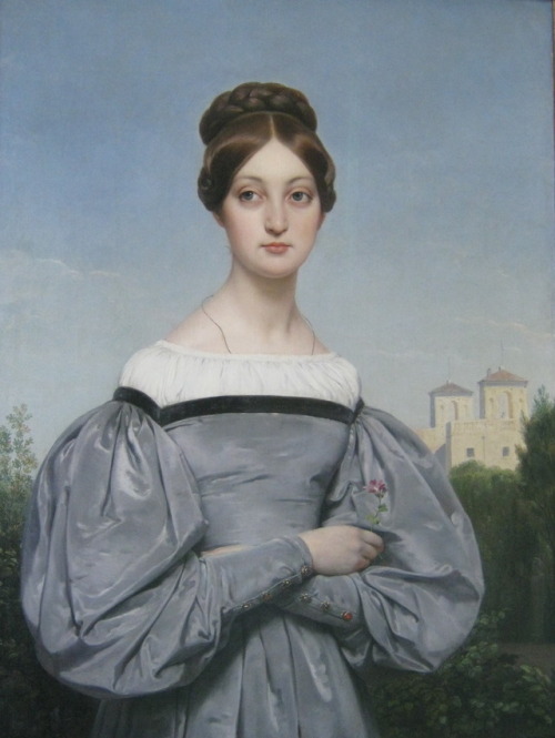 Portrait of Louise Vernet, by Émile Jean-Horace Vernet, Musée du Louvre, Paris.