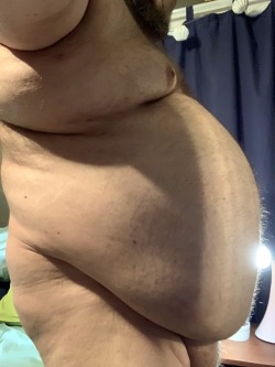 fatoverfedhog:Can’t Stop Overfeeding This Huge Hog Belly 🐖 