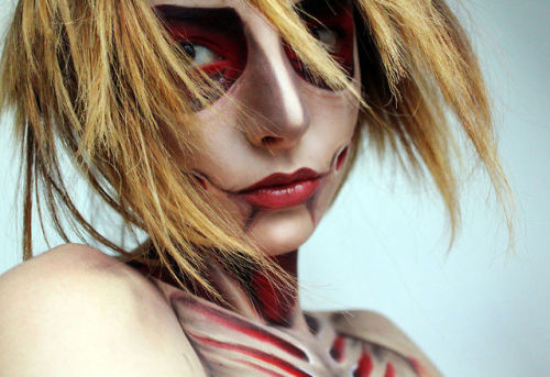 paul4allseasons:  Female Titan Makeup by Florea Flavia 