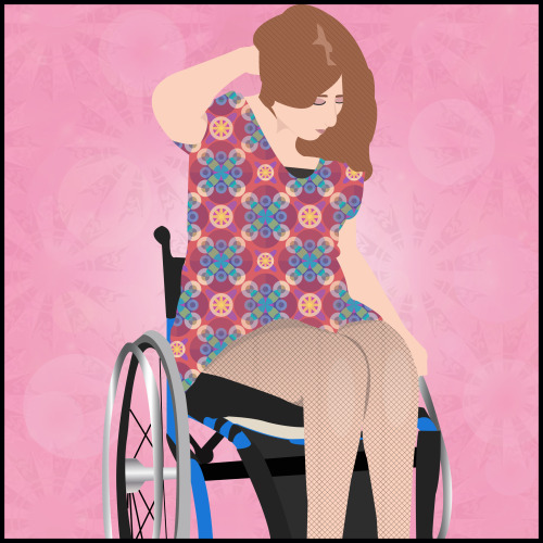theperksofbeingdisabled:  wheelchairproblems:  prettysickart:  PrettySickArt #118: EmilyName: EmilyAge: 24Location: Cincinnati, OHSite: TumblrHas: Spina Bifida, HydrocephalusAids: Wheelchair  how do you do this it’s cool and I want one  Me too! 