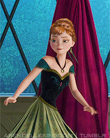 arendellekingdom:   anna touching her face  requested by: ijustgotit4 
