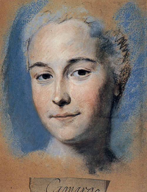 Mademoiselle Camargo, Maurice Quentin de La TourMedium: pastel