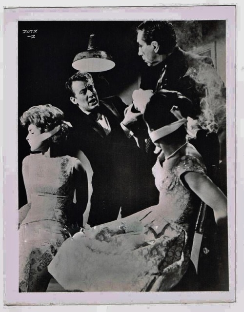 distressfulactress: Mike Mazurki (right) and Julia Meade and Zeme North in Zotz!