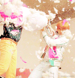 shinwooed:  Let’s settle this like men… 