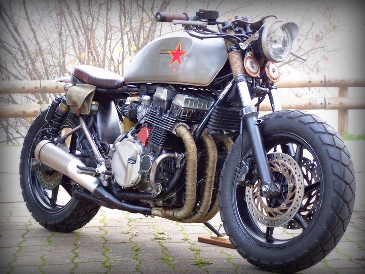 caferacerpasion:  Revolution! Honda CB750 Seven Fifty â€ªâ€ŽRat Bikeâ€¬