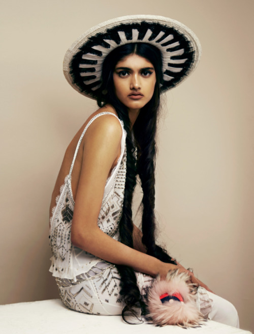 Neelam Johal for Wonderland February/March 2014, photographed by Liam Warwick