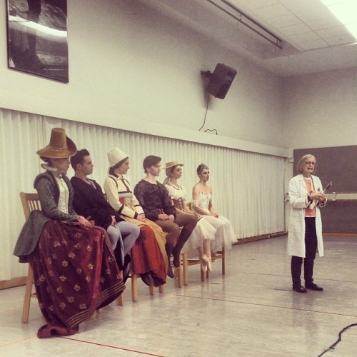 Who/what killed Giselle? That’s right, our dancers held an Inquest. Click here for more photos