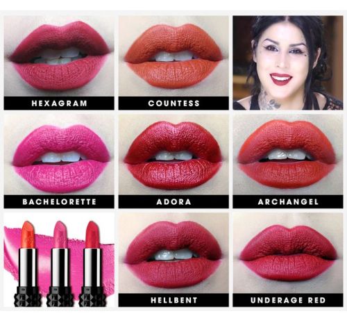 makeupbag: Say hello to my all-time favorite lipsticks ever. Kat Von D’s Studded Kiss Lipstick
