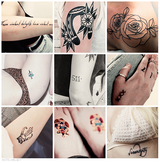 So Committed To An Old Ghost Town Halsey Tattoos