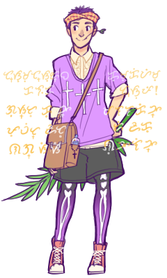 japhers:  a really late witchsona. I’d be a pastel goth Albularyo (Filipino faith healer/witch doctor), doing what albularyos usually do but with added sass talk to fairies sassilycure voodoo curses sassilyheal supernatural afflictions with coconut