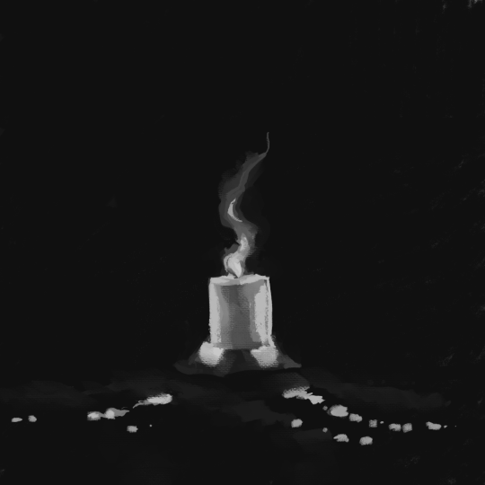 Candle - Hauntober Today’s Hauntober is a simple one! Not too spooky but I hope it still gives the vibes. :)