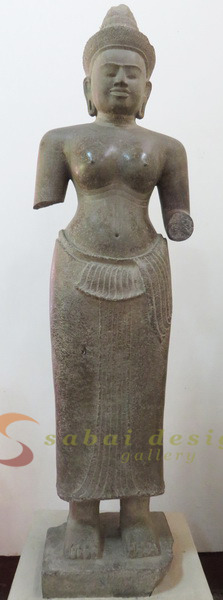 sabaidesignsgallery: Ancient Khmer Empire sandstone sculpture from the National Gallery in Phnom Pen