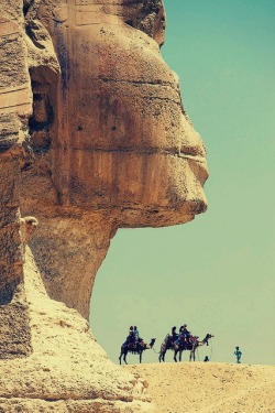 e4rthy:  The Sphinx, Giza, Egypt by Gaston