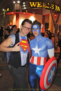 cosplayguys:  Clark Kent & Captain America