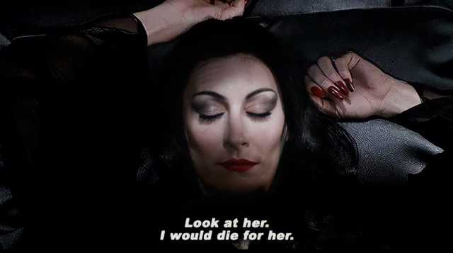 A love like Gomez has for Morticia.