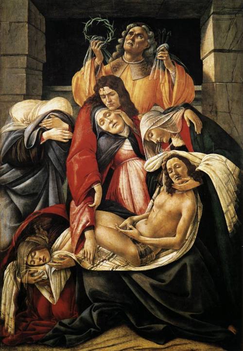 Sandro Botticelli, Lamentation over the dead Christ, c.1495