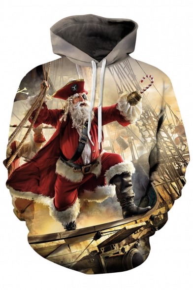hollefine: Hot-selling unisex hoodies  Santa Claus // Galaxy Christmas Hat  Smoking