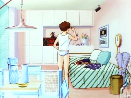 80sanime:80s anime girl room aesthetic.