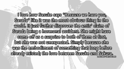 sasusaku-confessions:  “I love how Sasuke