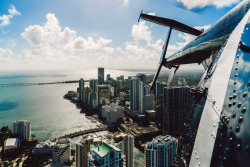probably-baked:  Helicopter flight over Miami