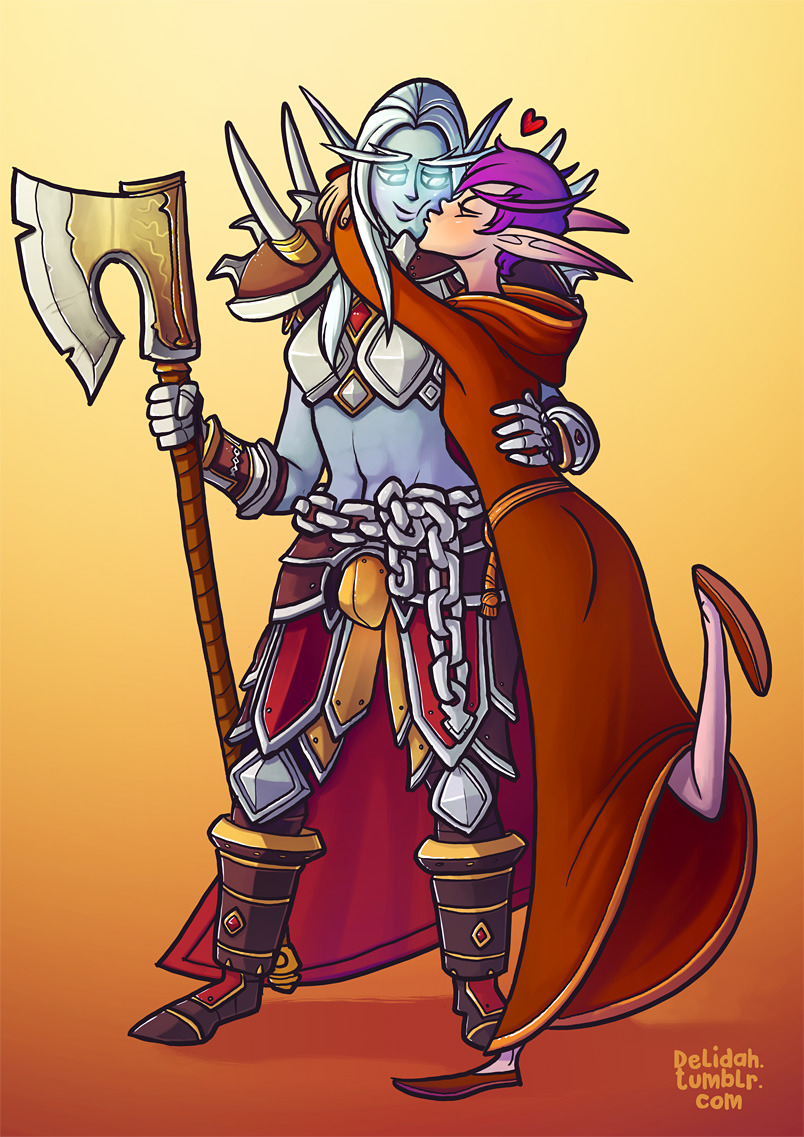 COMMISSION - Emberli And Delidah (Night Elves)The player who played Emberli when