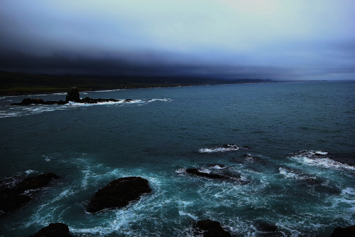 garettphotography:“The woods call to us with a hundred voices, but the sea has one only — a mighty v