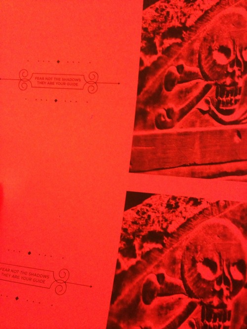 Reviewing press sheets and approving them before they get chopped up into memo books.