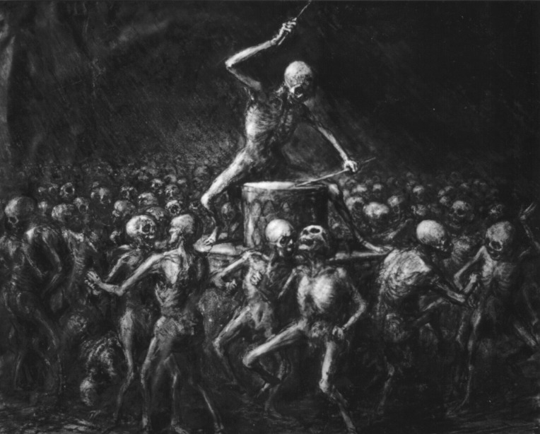 wunderstoat:  morbid, macabre and whatnot, again i dont know artist names. next might