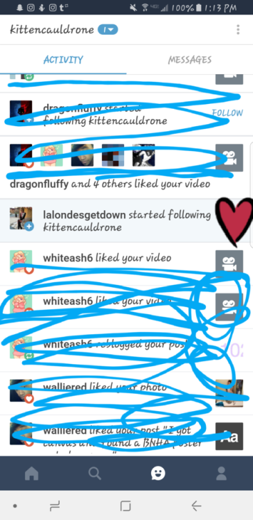 kittencauldrone:The queen of lalonde nudestuck followed me???? Im not the queen love! youre super cu