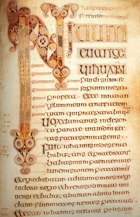 kutxx:1.Book of Durrowc. 650-700, miniature, Trinity College, Dublin