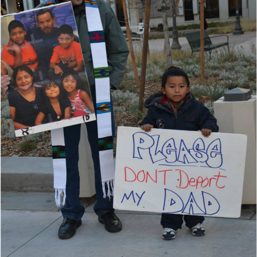 afsc-org:From a vigil in Denver before a deportation hearing of a community member. http://afsc.or