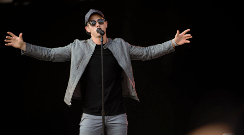 Nick Jonas performing at The Great New York State Fair [9/7]