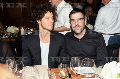 Zachary Quinto and Miles McMillan at the Power, Influence and Gender&rsquo; Dinner, New Yor