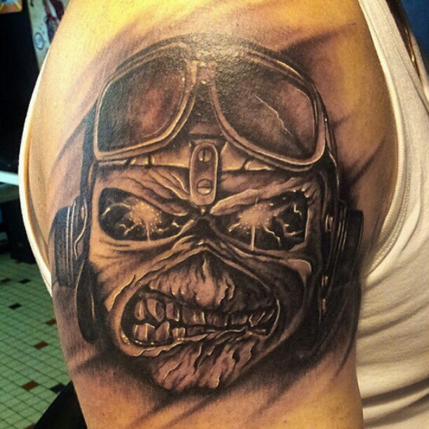 Eddie Tattoo  Iron Maiden Fan Art 35465234  Fanpop