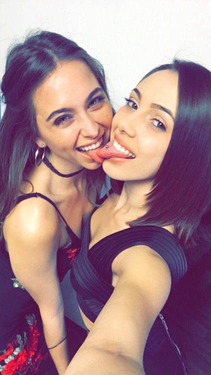 Porn photo Girls With Their Tongue Sticking Out