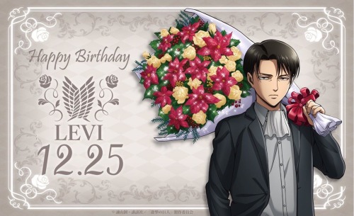 HAPPY BIRTHDAY LEVI ACKERMAN🫶😘