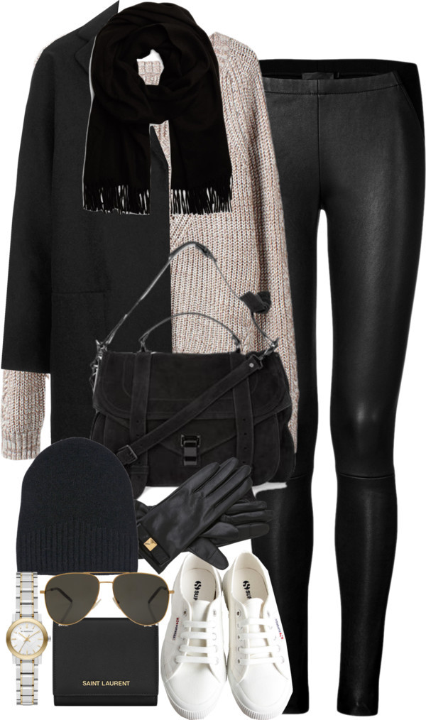 Untitled #2863 by lily-tubman featuring a vneck sweater
Vneck sweater, 49 AUD / Topshop coat, 72 AUD / Donna Karan leggings pants, 940 AUD / Superga lace up flat, 63 AUD / Yves Saint Laurent initial bag, 430 AUD / Burberry water resistant watch, 805...
