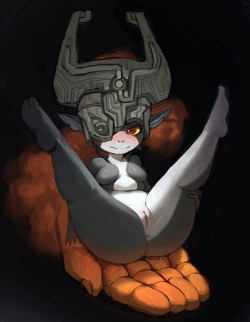 triuni:  Commission. I think this might be the most on-model Midna I’ve done. Commission info here