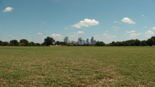 Fisheye lens, Zilker Park, Austin, TX