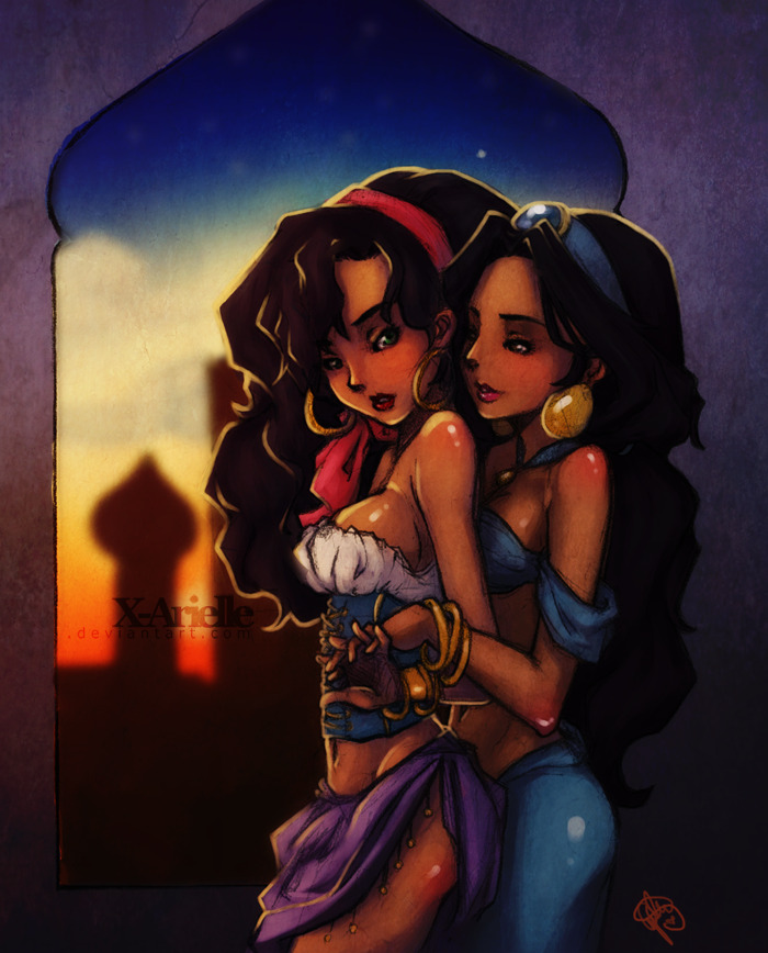 geekearth:  More X-Arielle Disney Yuri