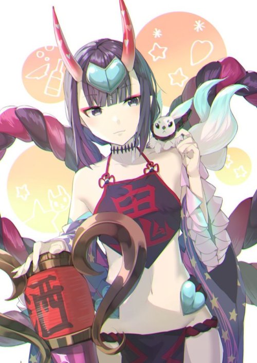 rennebright:  イトハナ@1_1087:ONILAND酒呑ちゃんかわいい※Illustration shared with permission from the artist. Please do not remove the source. Make sure to support the original artwork by visiting the source!