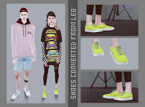 magic-bot: Convert shoes @leo-sims △ bgc  △ original texture and mesh here (decor) △ custom ico