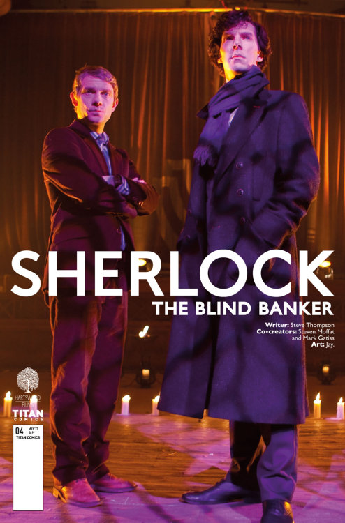 Check out the covers for Sherlock Manga: The Blind Banker issue 4, out in the UK &amp; USA in Ap