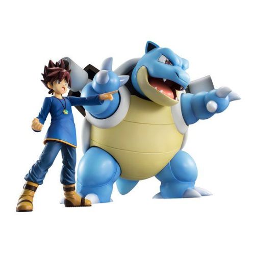  Pokémon G.E.M. Gary Oak with Blastoise figurine by MegaHouse is now available for preorder. Bandai 