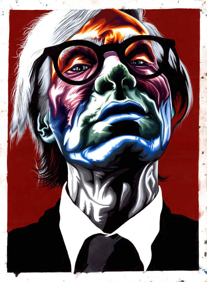 missdanidaniels:  theonlymagicleftisart:  Badass Celebrity Portraits by Carty Sewill