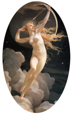 mercurieux:  Selene by Jules Louis Machard,